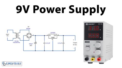 9V Power Supply Circuit Using LM7809 Voltage Regulator IC, 53% OFF