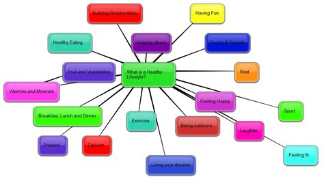 A Healthy Lifestyle, A Healthy Me: Week 1: Concept Map and Reflection