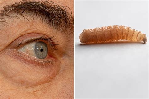 Man's Eye Infested With Over a Dozen Fly Maggots While Gardening - Newsweek