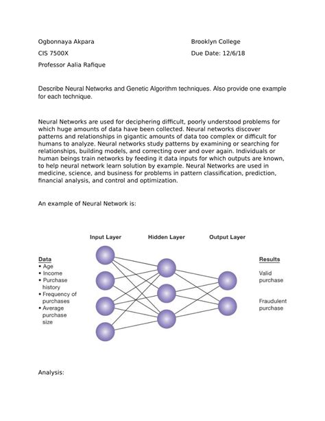 (PDF) Ogbonnaya Akpara Brooklyn College CIS 7500X Due Date: 12/6/18 Professor Aalia Rafique ...