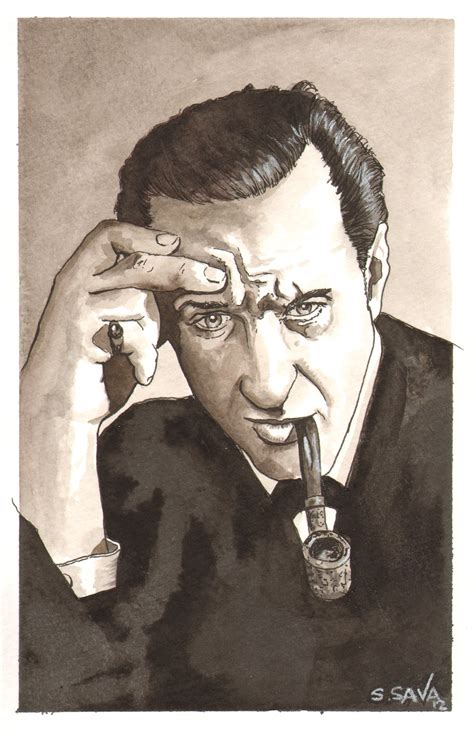 The FOC'ers Sketch Blog: Sherlock Holmes: Basil Rathbone by Scott ...