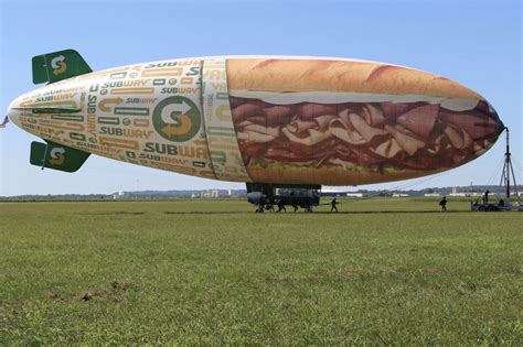 Subway Made a Giant Blimp to Promote Their New Subs