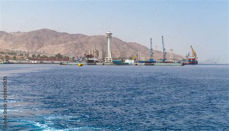 Old port of Aqaba city, Gulf of Aqaba Stock Photo | Adobe Stock