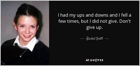 TOP 10 QUOTES BY RACHEL SCOTT | A-Z Quotes