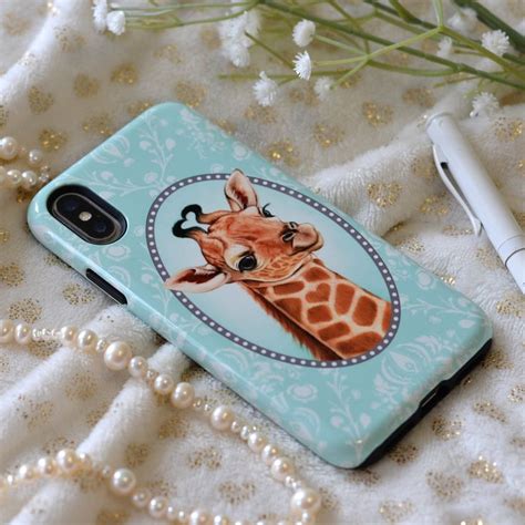 Giraffe phone case giraffe gift animal phone case baby | Etsy | Animal phone cases, Cute phone ...