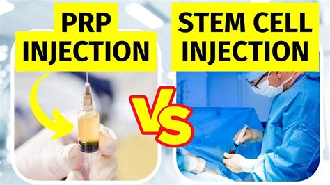 PRP Injection vs Stem Cell Therapy for Knee Arthritis - YouTube