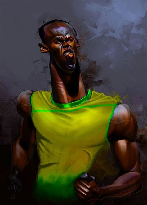 Usain Bolt by bogdancovaciu on deviantART | Caricature, Usain bolt, Caricature sketch