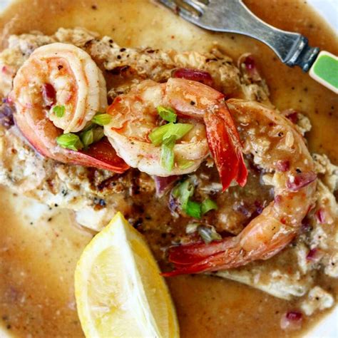 delicious grilled redfish with shrimp lemon butter sauce – A cook named ...