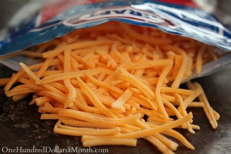 What's In My Food - How Pre-Packaged Shredded Cheese Is Made - One Hundred Dollars a Month