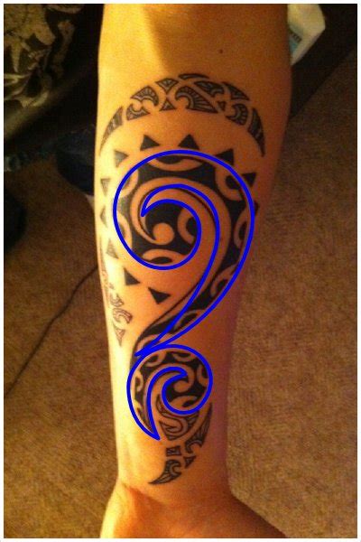 Polynesian Tattoo Symbols explained: koru