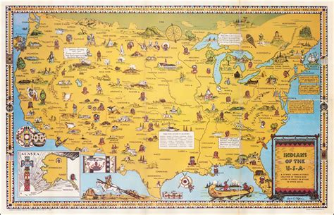 Карта индейских племен США | Pictorial maps, Indian tribes, Native american tribes