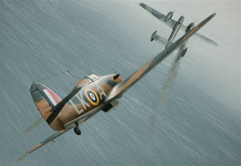 HD wallpaper hawker hurricane bf 110 dogfight ww2 war battle of britain ...