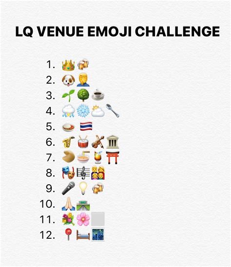 LQ Emoji Challenge - Linen Quarter BID