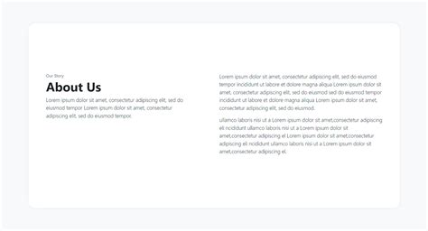 Free About Us Code Snippets, Components, and Examples