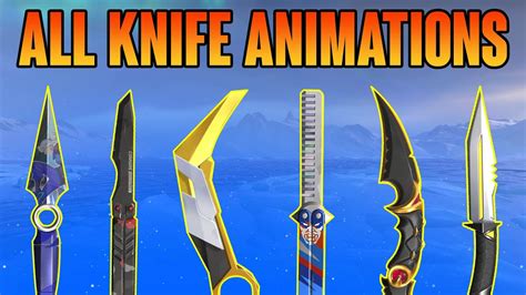 ALL VALORANT KNIFE SKINS + ANIMATIONS - VALORANT KNIFE SKINS - YouTube