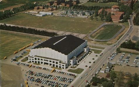 Aerial View of Gill Coliseum Corvallis, OR Postcard