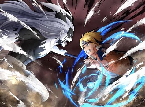 Boruto VS Momoshiki (ninja tribes art) : r/Boruto