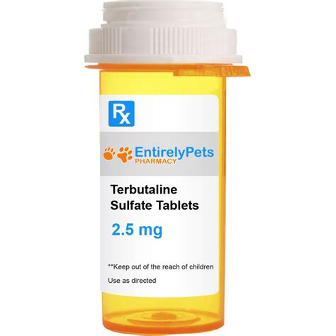 Terbutaline 2.5mg (per tab) | On Sale | EntirelyPets Rx