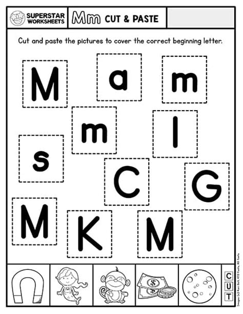 Letter M Worksheets - Superstar Worksheets