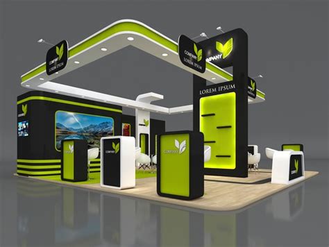 3D booth exhibit stand model - TurboSquid 1606650