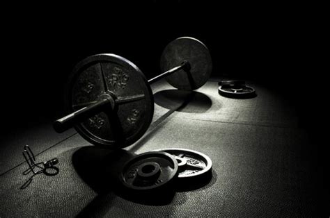 Lifting Weights Gym Wall Mural Wallpaper