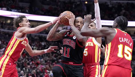 DeMar DeRozan hits milestone in Bulls’ 111-100 victory against Hawks ...