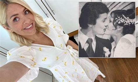 Holly Willoughby: This Morning host shares rare pic of parents to mark wedding anniversary ...