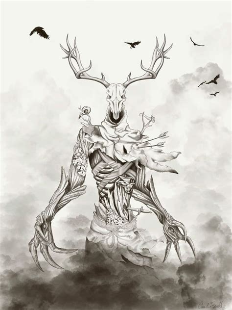 Leshen from Witcher 3 a friend of mine worked on for weeks. Show her some love. Rabbit Tattoos ...