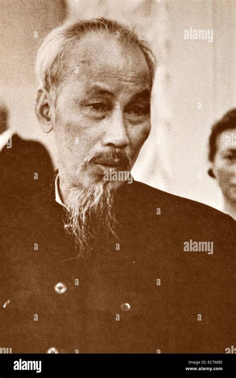 Ho chi minh vietnamese communist revolutionary leader north vietnam hi ...