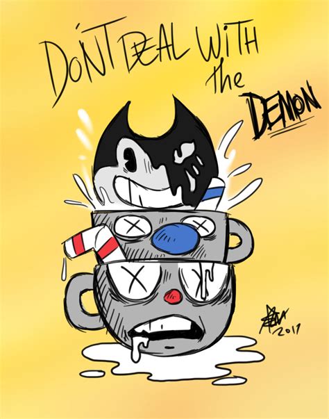 Bendy in Cuphead by REHJDON on DeviantArt