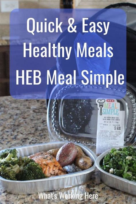 Quick & Easy Healthy Meals from HEB Meal Simple - What's Working Here