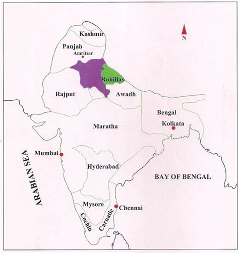 Hyderabad In India Political Map