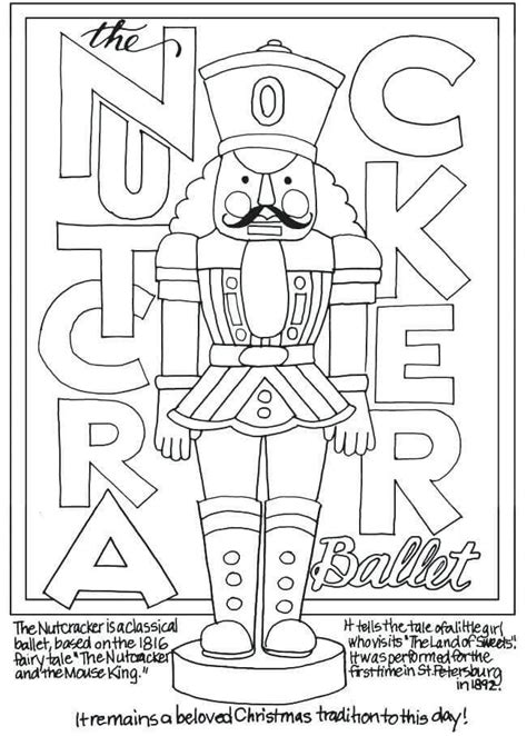 25 Free Nutcracker Coloring Pages Printable