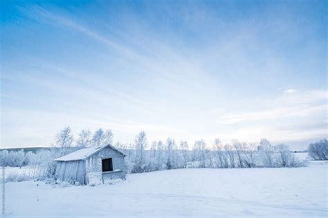 "Winter Landscape In Sweden" by Stocksy Contributor "Andreas Gradin ...