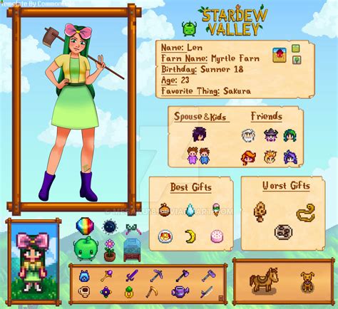 Stardew Valley Farmer Template by Mesaku18 on DeviantArt