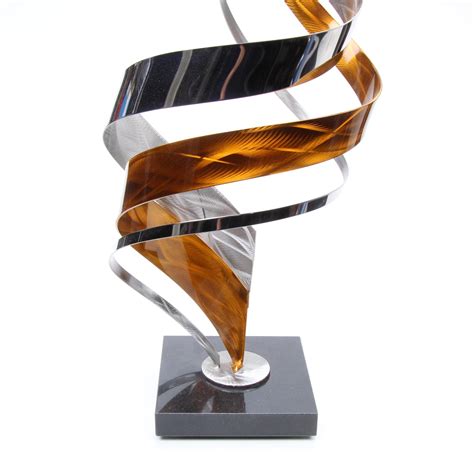 Abstract Metal Ribbon Sculpture | EBTH