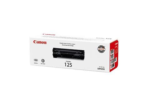 Canon 125 Black Toner Cartridge - 3484B001 - Ink & Toner - CDW.com