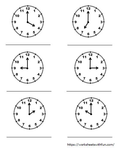 time oclock worksheet - identifying time in hours and half hours worksheets helping with math ...