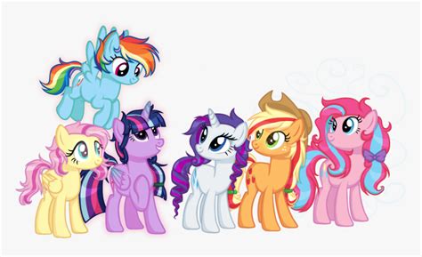 Transparent Mlp Base Png - My Little Pony Base Mane 6, Png Download ...