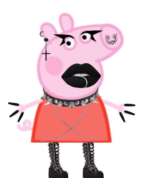 EMO BADDIE SLAY PEPPA PIG! in 2023 | Peppa pig funny, Peppa pig costume ...