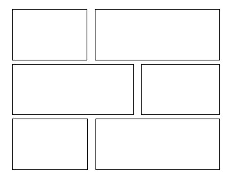 Free Printable Comic Strip Template