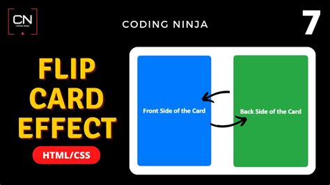 HTML and CSS Flip Card Effect Tutorial | Interactive Card Animation ...