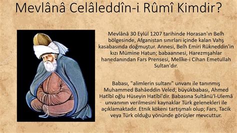 Mevlânâ Celâleddîn i Rûmî Kimdir? - YouTube