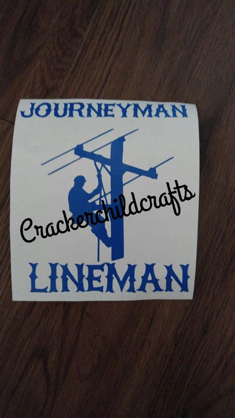 Lineman Decals Power Lineman Linemen-lineman Gifts-line - Etsy