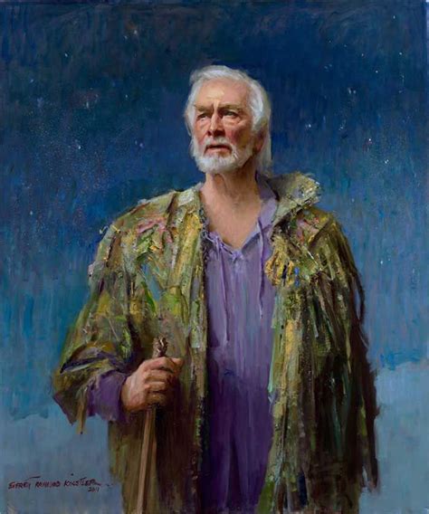 Prospero from The Tempest (Christopher Plummer) | Portrait artist, The artist magazine, Portrait