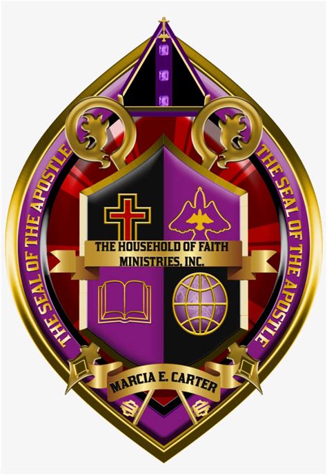 Bishop Seal Design Church Crest Ministry Logo - Badge Transparent PNG ...