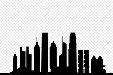 Hong Kong Skyscraper Silhouette, Building, Hong Kong, Building Icon PNG Image Free Download And ...