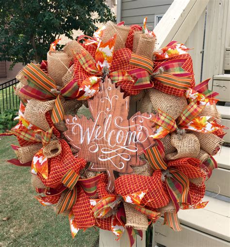 16 Whimsical Handmade Thanksgiving Wreath Designs For Your Front Door