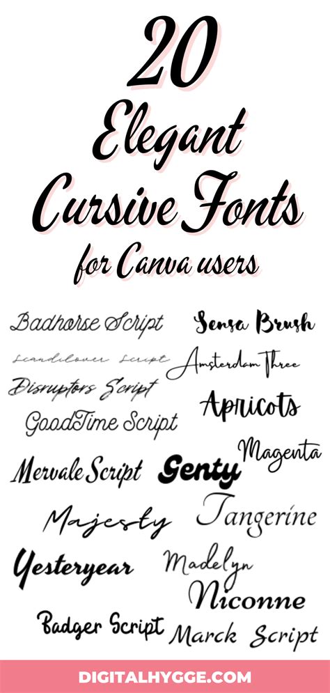 Cursive Font