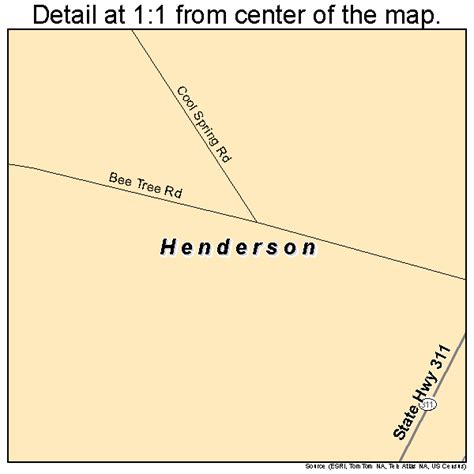 Henderson Maryland Street Map 2437925